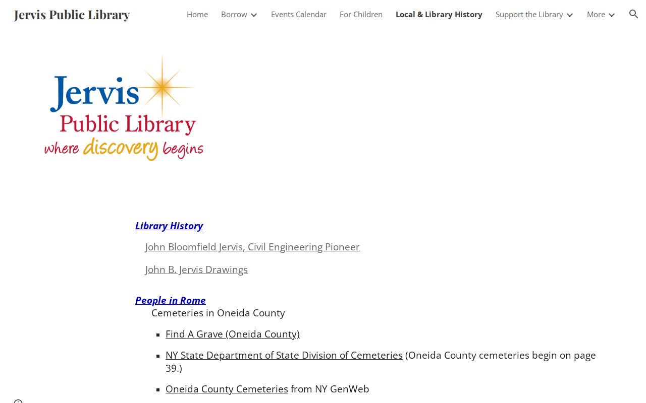 Rome city directory research at Jervis Public Library