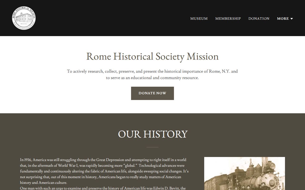 Rome city directory context at the Rome Historical Society research library