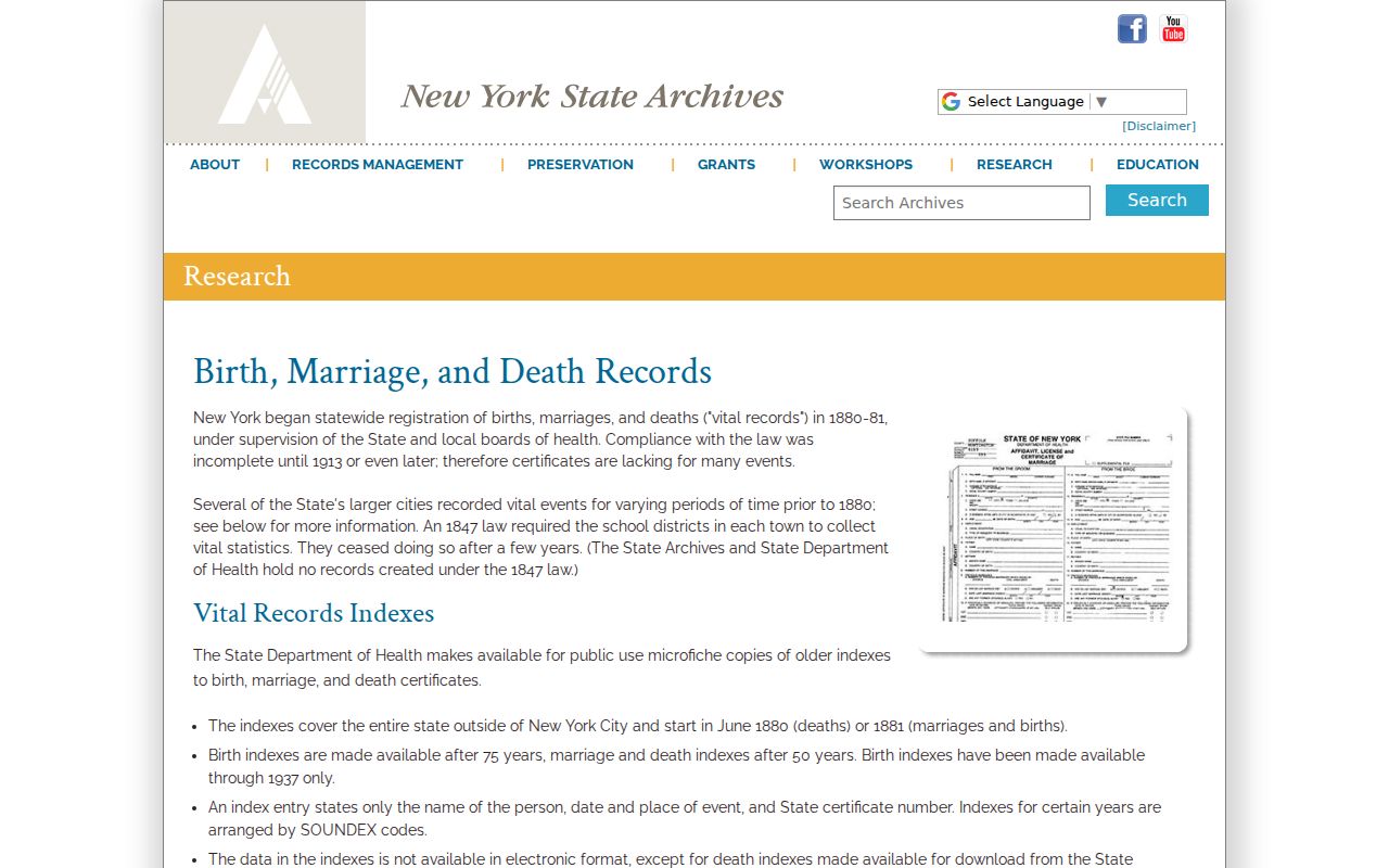 Rome resident lookup through New York vital-record index guidance