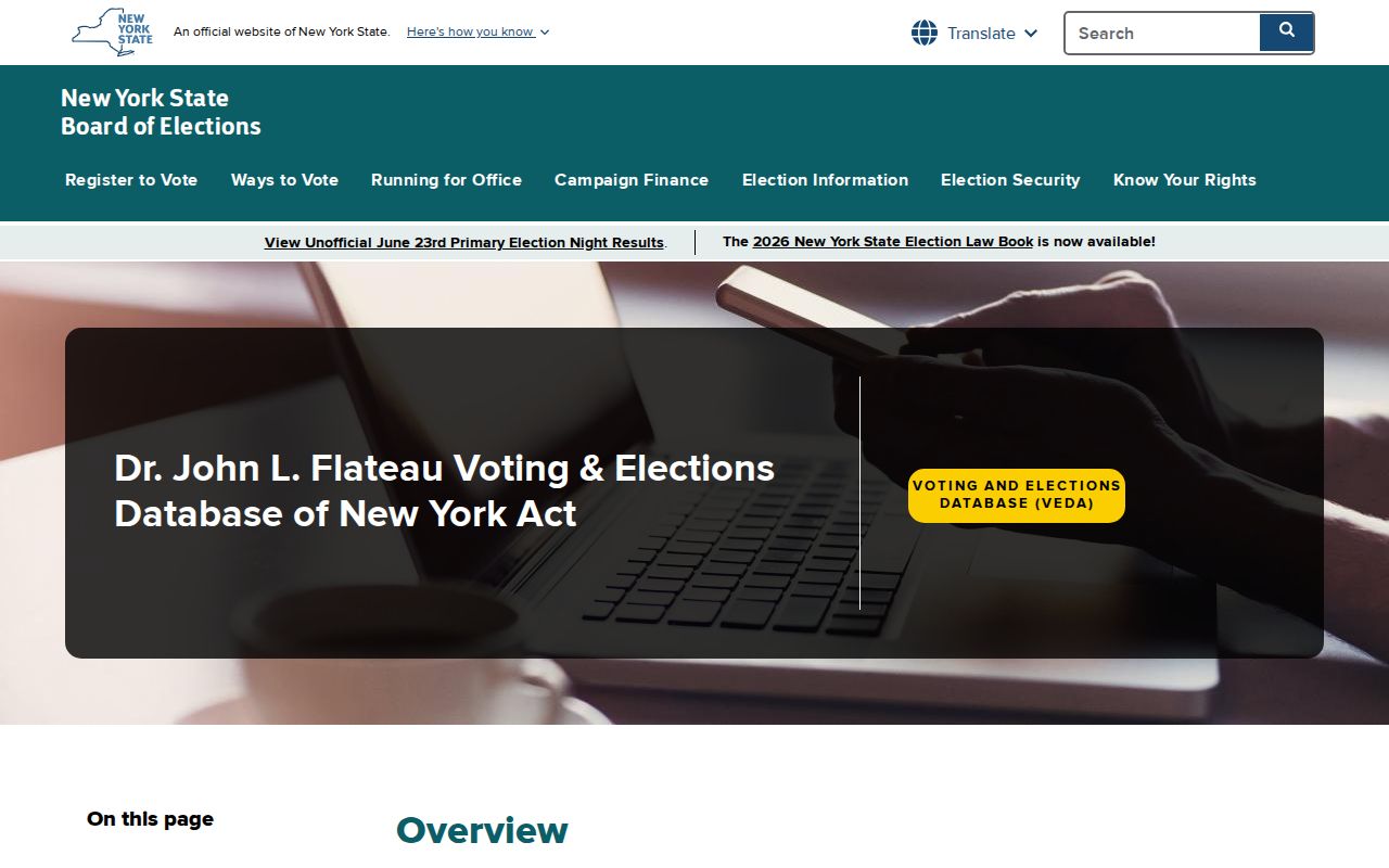 Rome ZIP code directory New York Board of Elections Flateau database guidance